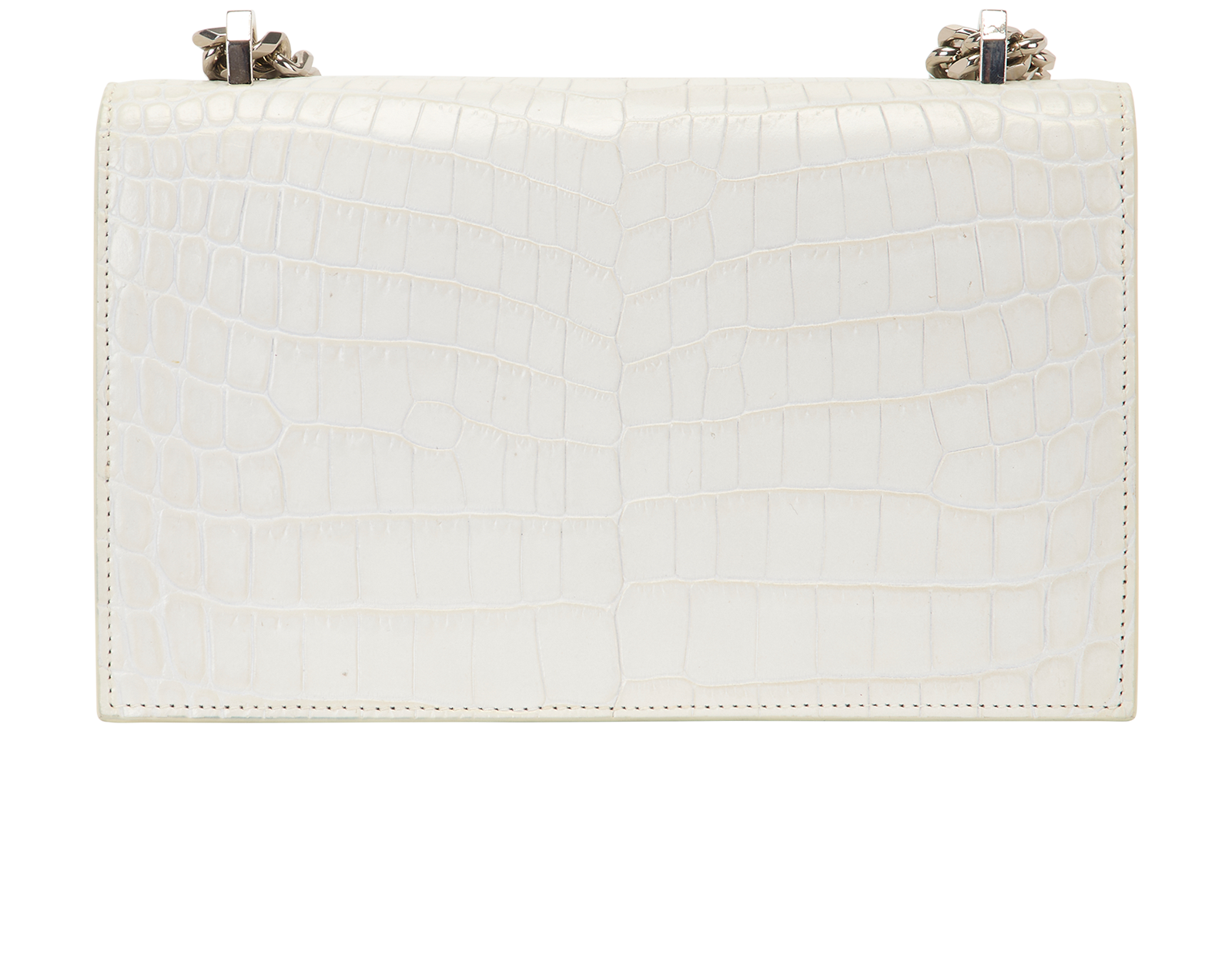 Spider Jewelled Satchel, &pound;750, Handbags, White, Leather, Back view